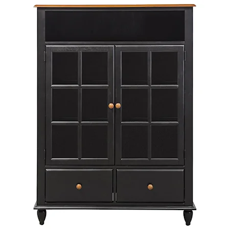 Curio Cabinet with Touch Lighting